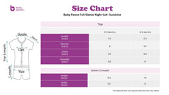 Baby Warm Sleepsuit Stripes Bear Brown - Sunshine